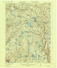 White Lake New York Historical topographic map, 1:62500 scale, 15 X 15 Minute, Year 1922