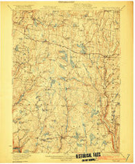 White Lake New York Historical topographic map, 1:62500 scale, 15 X 15 Minute, Year 1922