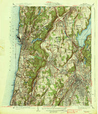 White Plains New York Historical topographic map, 1:31680 scale, 7.5 X 7.5 Minute, Year 1938