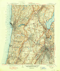White Plains New York Historical topographic map, 1:31680 scale, 7.5 X 7.5 Minute, Year 1938