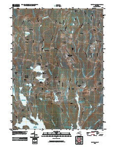 White Lake New York Historical topographic map, 1:24000 scale, 7.5 X 7.5 Minute, Year 2010