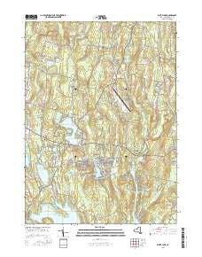White Lake New York Current topographic map, 1:24000 scale, 7.5 X 7.5 Minute, Year 2016