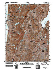 White Plains New York Historical topographic map, 1:24000 scale, 7.5 X 7.5 Minute, Year 2010