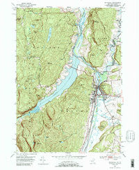 Whitehall New York Historical topographic map, 1:24000 scale, 7.5 X 7.5 Minute, Year 1950