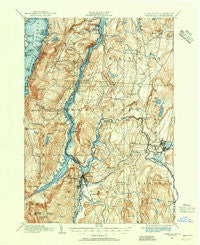 Whitehall New York Historical topographic map, 1:62500 scale, 15 X 15 Minute, Year 1893