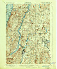 Whitehall New York Historical topographic map, 1:62500 scale, 15 X 15 Minute, Year 1902