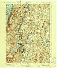 Whitehall New York Historical topographic map, 1:62500 scale, 15 X 15 Minute, Year 1902