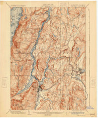 Whitehall New York Historical topographic map, 1:62500 scale, 15 X 15 Minute, Year 1902