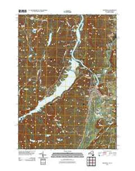 Whitehall New York Historical topographic map, 1:24000 scale, 7.5 X 7.5 Minute, Year 2011