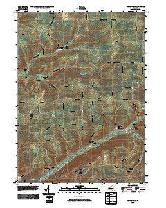 Whitesville New York Historical topographic map, 1:24000 scale, 7.5 X 7.5 Minute, Year 2010
