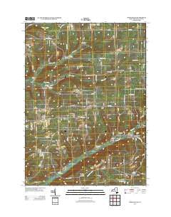 Whitesville New York Historical topographic map, 1:24000 scale, 7.5 X 7.5 Minute, Year 2013