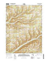 Whitesville New York Current topographic map, 1:24000 scale, 7.5 X 7.5 Minute, Year 2016