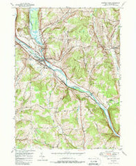 Whitney Point New York Historical topographic map, 1:24000 scale, 7.5 X 7.5 Minute, Year 1949