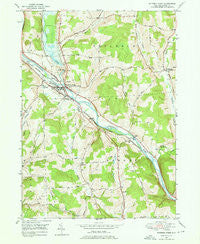 Whitney Point New York Historical topographic map, 1:24000 scale, 7.5 X 7.5 Minute, Year 1949