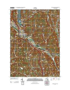 Whitney Point New York Historical topographic map, 1:24000 scale, 7.5 X 7.5 Minute, Year 2013
