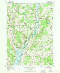 Willet New York Historical topographic map, 1:24000 scale, 7.5 X 7.5 Minute, Year 1949
