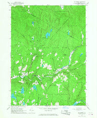 Willowemoc New York Historical topographic map, 1:24000 scale, 7.5 X 7.5 Minute, Year 1966