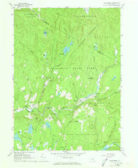 Willowemoc New York Historical topographic map, 1:24000 scale, 7.5 X 7.5 Minute, Year 1966