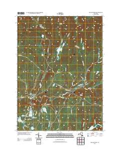 Willowemoc New York Historical topographic map, 1:24000 scale, 7.5 X 7.5 Minute, Year 2013