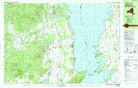 Willsboro New York Historical topographic map, 1:25000 scale, 7.5 X 15 Minute, Year 1980