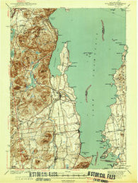 Willsboro New York Historical topographic map, 1:62500 scale, 15 X 15 Minute, Year 1941