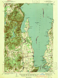 Willsboro New York Historical topographic map, 1:62500 scale, 15 X 15 Minute, Year 1941