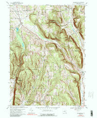 Willseyville New York Historical topographic map, 1:24000 scale, 7.5 X 7.5 Minute, Year 1969