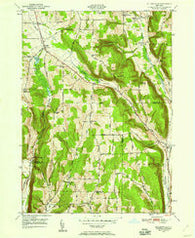 Willseyville New York Historical topographic map, 1:24000 scale, 7.5 X 7.5 Minute, Year 1949