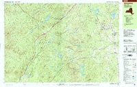 Witherbee New York Historical topographic map, 1:25000 scale, 7.5 X 15 Minute, Year 1999