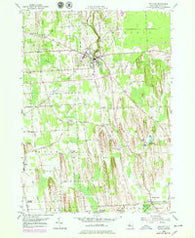 Wolcott New York Historical topographic map, 1:24000 scale, 7.5 X 7.5 Minute, Year 1953