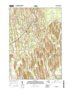 Wolcott New York Current topographic map, 1:24000 scale, 7.5 X 7.5 Minute, Year 2016