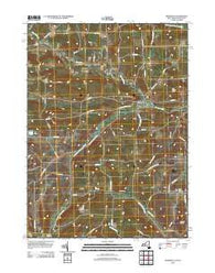 Woodhull New York Historical topographic map, 1:24000 scale, 7.5 X 7.5 Minute, Year 2012