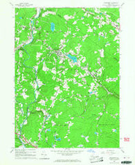 Woodridge New York Historical topographic map, 1:24000 scale, 7.5 X 7.5 Minute, Year 1966