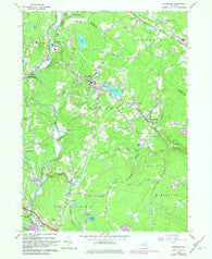 Woodridge New York Historical topographic map, 1:24000 scale, 7.5 X 7.5 Minute, Year 1966