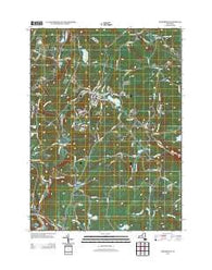 Woodridge New York Historical topographic map, 1:24000 scale, 7.5 X 7.5 Minute, Year 2013