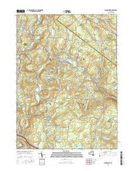 Woodridge New York Current topographic map, 1:24000 scale, 7.5 X 7.5 Minute, Year 2016