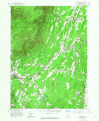 Woodstock New York Historical topographic map, 1:24000 scale, 7.5 X 7.5 Minute, Year 1945