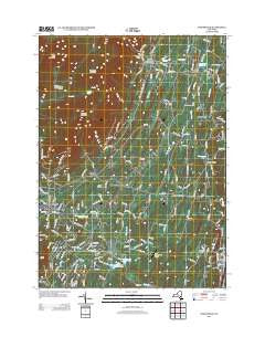 Woodstock New York Historical topographic map, 1:24000 scale, 7.5 X 7.5 Minute, Year 2013