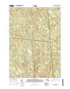 Worth Center New York Current topographic map, 1:24000 scale, 7.5 X 7.5 Minute, Year 2016