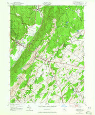 Wurtsboro New York Historical topographic map, 1:24000 scale, 7.5 X 7.5 Minute, Year 1943