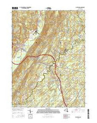Wurtsboro New York Current topographic map, 1:24000 scale, 7.5 X 7.5 Minute, Year 2016