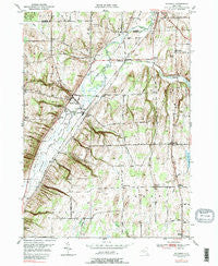 Wyoming New York Historical topographic map, 1:24000 scale, 7.5 X 7.5 Minute, Year 1951