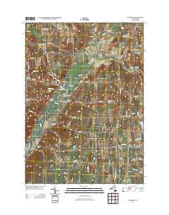 Wyoming New York Historical topographic map, 1:24000 scale, 7.5 X 7.5 Minute, Year 2013