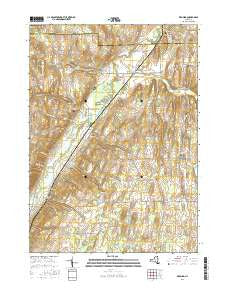 Wyoming New York Current topographic map, 1:24000 scale, 7.5 X 7.5 Minute, Year 2016