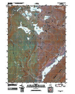 Yankee Lake New York Historical topographic map, 1:24000 scale, 7.5 X 7.5 Minute, Year 2010