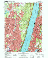 Yonkers New York Historical topographic map, 1:24000 scale, 7.5 X 7.5 Minute, Year 1998