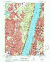 Yonkers New York Historical topographic map, 1:24000 scale, 7.5 X 7.5 Minute, Year 1966