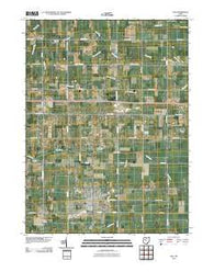 Ada Ohio Historical topographic map, 1:24000 scale, 7.5 X 7.5 Minute, Year 2010