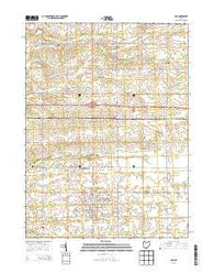 Ada Ohio Historical topographic map, 1:24000 scale, 7.5 X 7.5 Minute, Year 2013