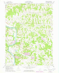 Adamsville Ohio Historical topographic map, 1:24000 scale, 7.5 X 7.5 Minute, Year 1962